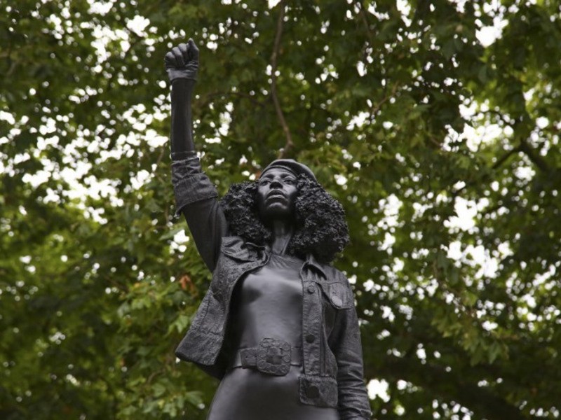 Black Lives Matter: statue of protester in Bristol removed after a day