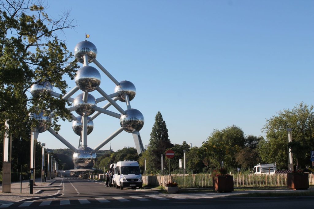 Brussels police crack down on reckless driving near Atomium