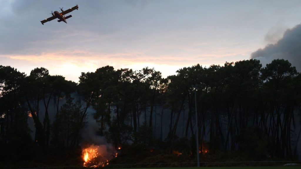 70 ha of forest up in flames in Ardèche, France