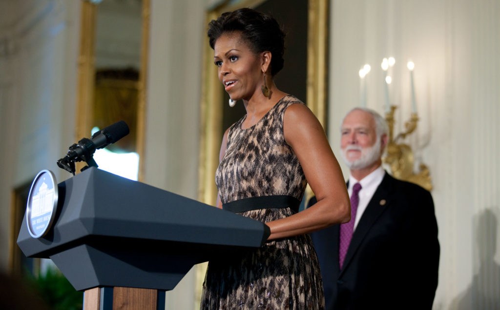 Michelle Obama slams 'wrong president' Trump in Democrats speech