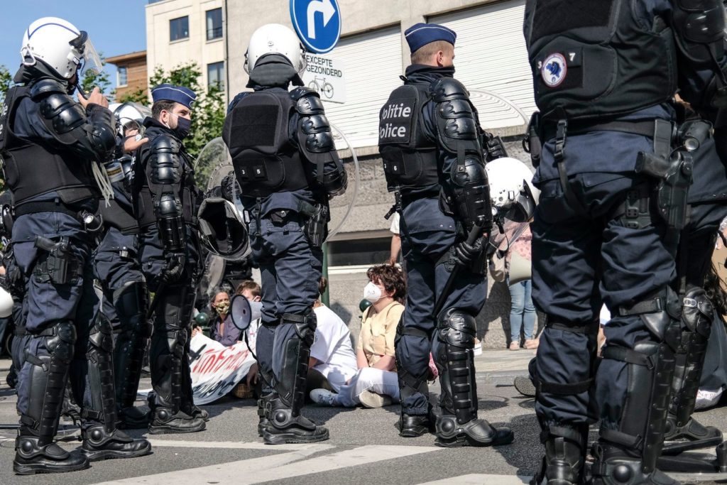 Brussels police chief suspended pending probe on tear gas use at health workers' protest