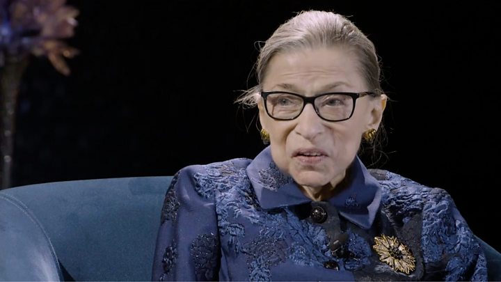 Trump hails “amazing life” of Justice Ruth Ginsburg