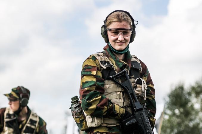 Belgian Crown Princess Elisabeth begins her military training