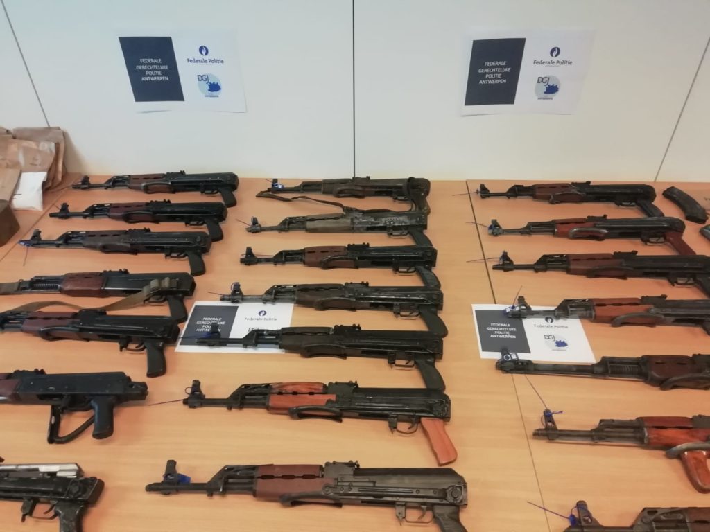 'Exceptional catch': police seize military-grade weapon arsenal in Antwerp