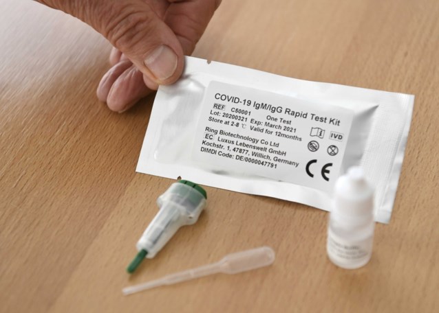 Flanders will purchase rapid coronavirus tests