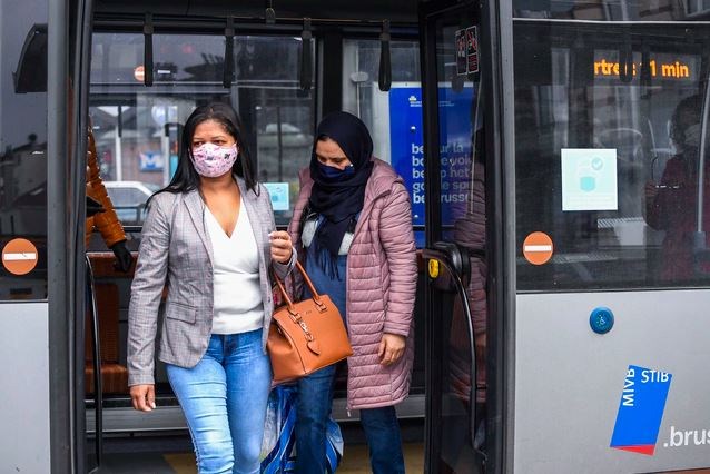 Brussels says public transport isn't causing infection to spread