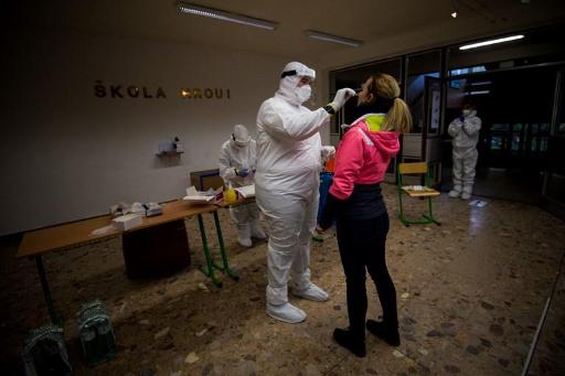 Slovakia conducts mass test of 2.6 million people in single day