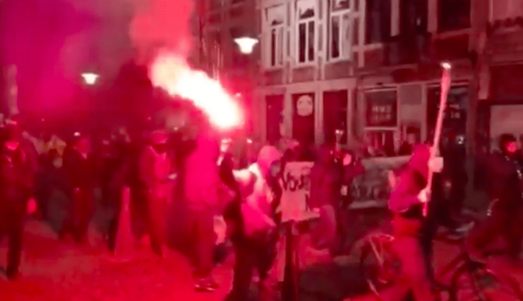 Coronavirus: Over 100 march in anti-curfew protest in Liège