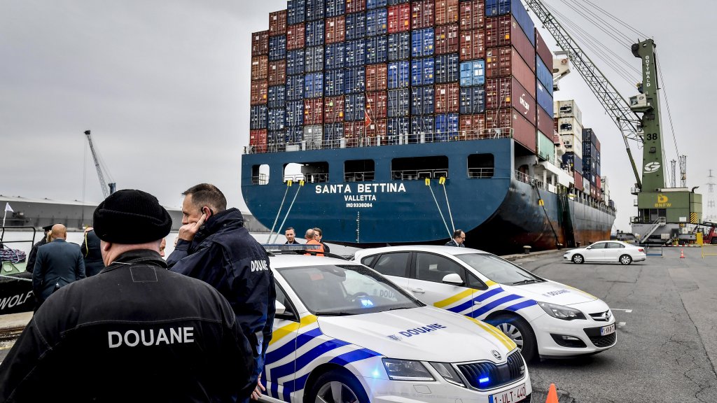 Belgian police seize 11.5T of cocaine in 'largest overseas drug bust ever'
