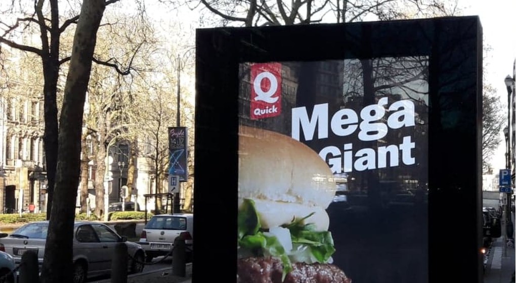 Conspiracy messages broadcast onto Brussels digital billboards
