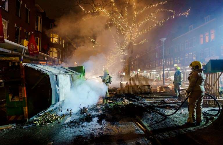 Nearly 200 arrested in the Netherlands after third night of riots