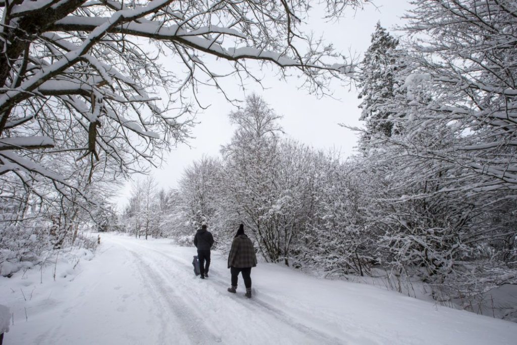 Up to 20 cm of snow expected in south of Belgium today
