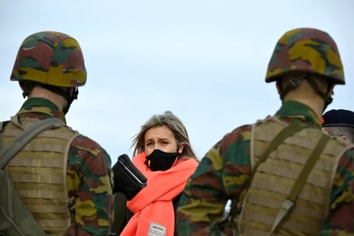 Belgian Minister of Defence visits Belgian troops in Romania