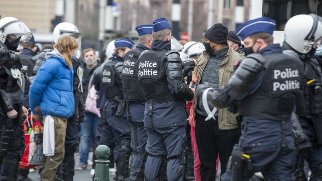 500 protesters arrested at Brussels Covid-19 rally, none in jail