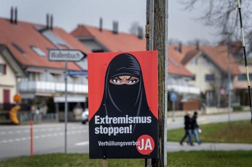 Switzerland votes to ban full veil