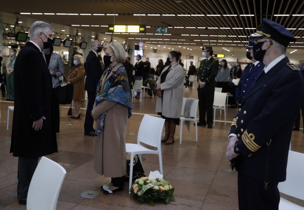 Belgium's prime minister, king and queen commemorate Brussels terror attacks