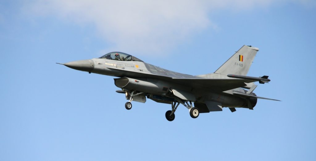 Two Belgian F-16s intercept Russian bombers over North Sea