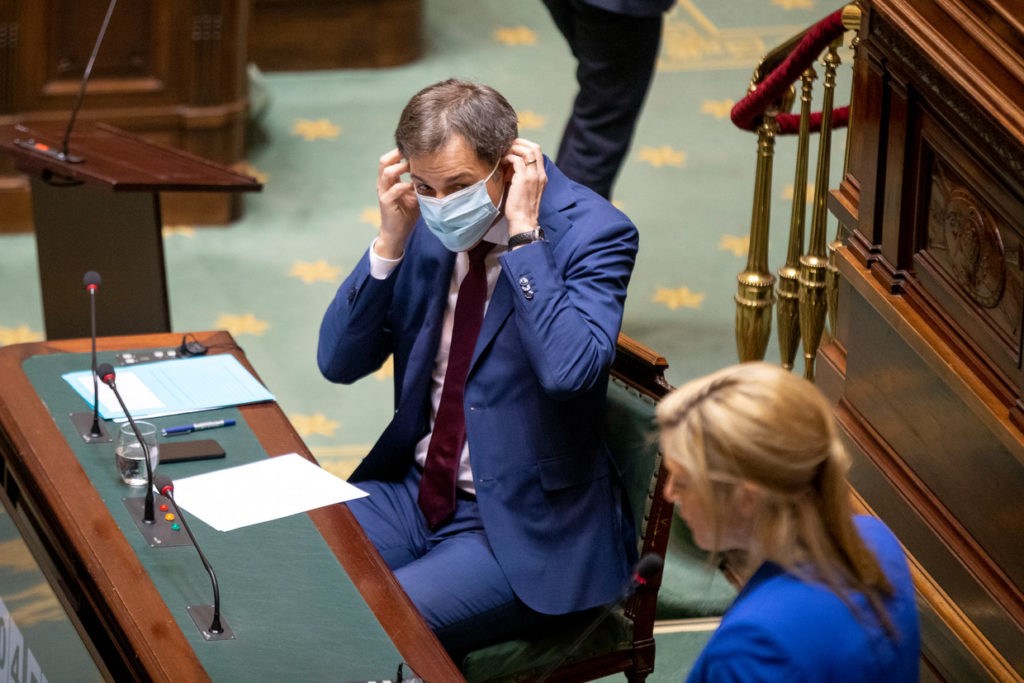 De Croo criticises MPs for not caring enough about Belgium's health situation