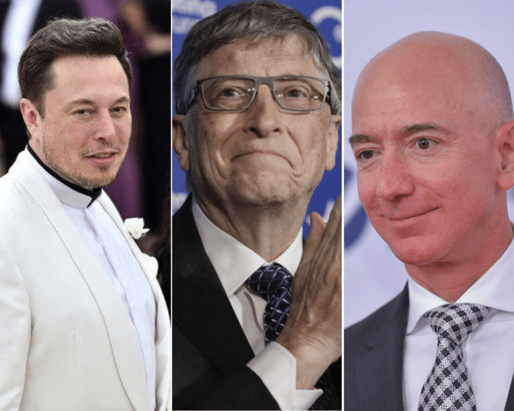 World's 10 wealthiest people earned over €350 billion in 2021
