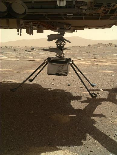 NASA helicopter lands on Mars