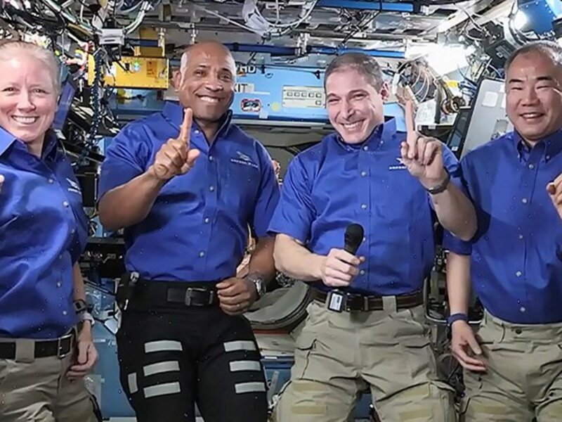 Four astronauts landed safely on Earth after six months on ISS