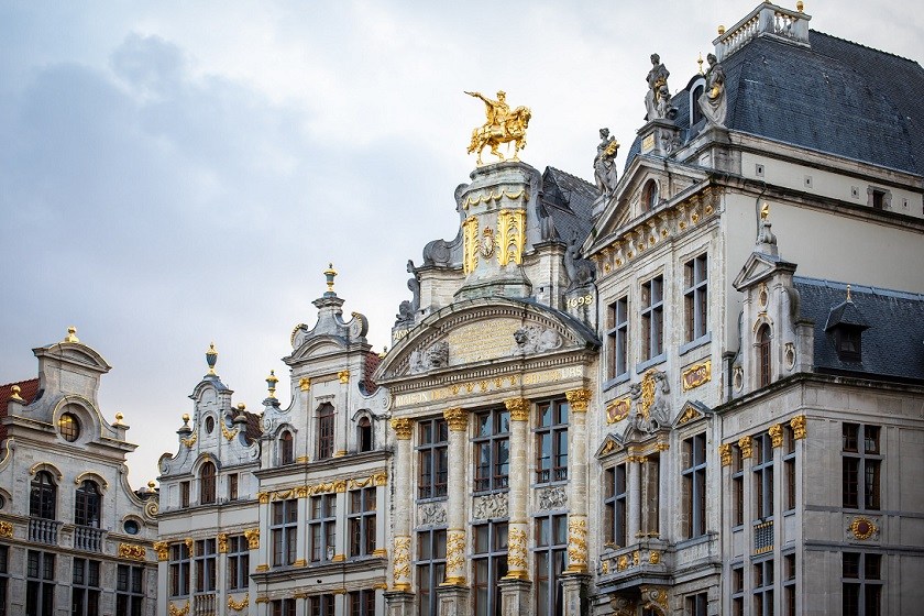Brussels remains orange on European travel map