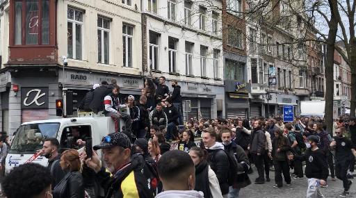 Fourteen people arrested following Liège procession