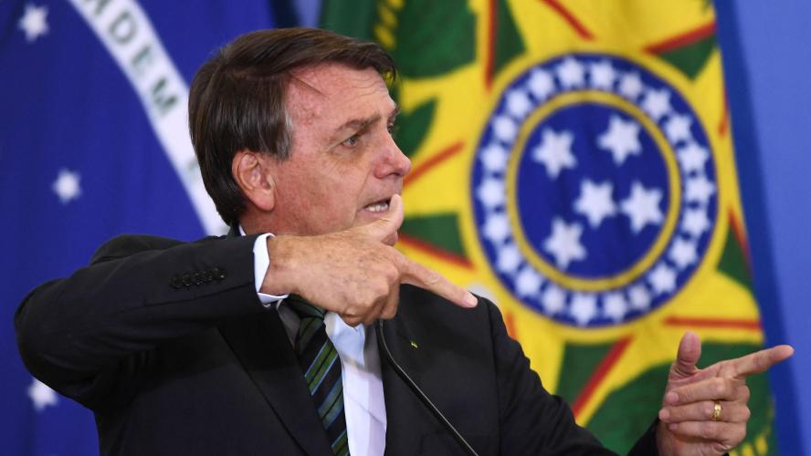 Brazilian President Bolsonaro fined for not wearing a face mask
