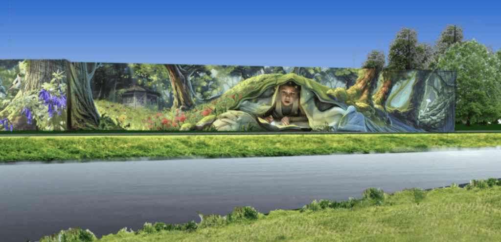 Halle to unveil one of Europe’s biggest mural depicting an 'Enchanted Forest'