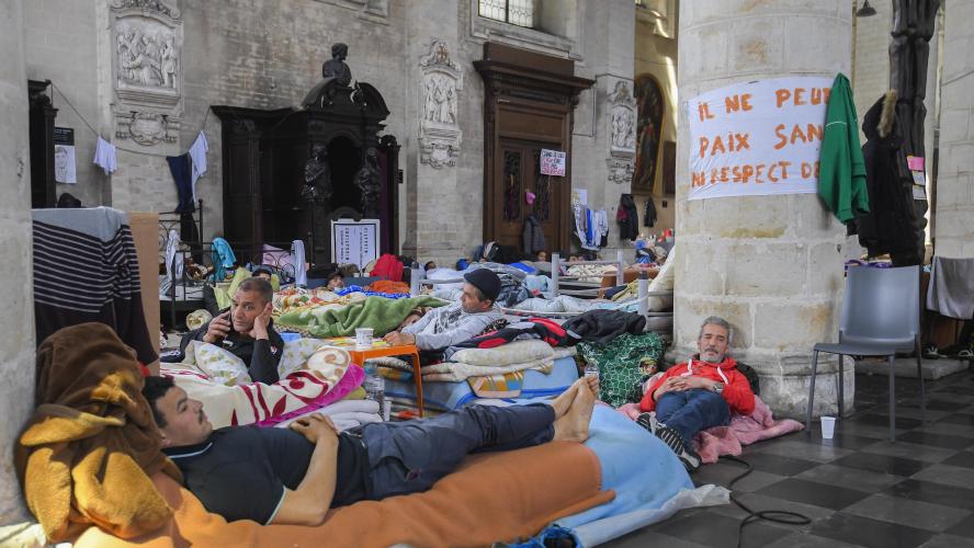 'Kafkaesque': Just one in six hunger strikers in Brussels church get residence permit
