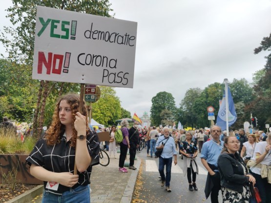 3,500 gather in Brussels to protest Covid measures