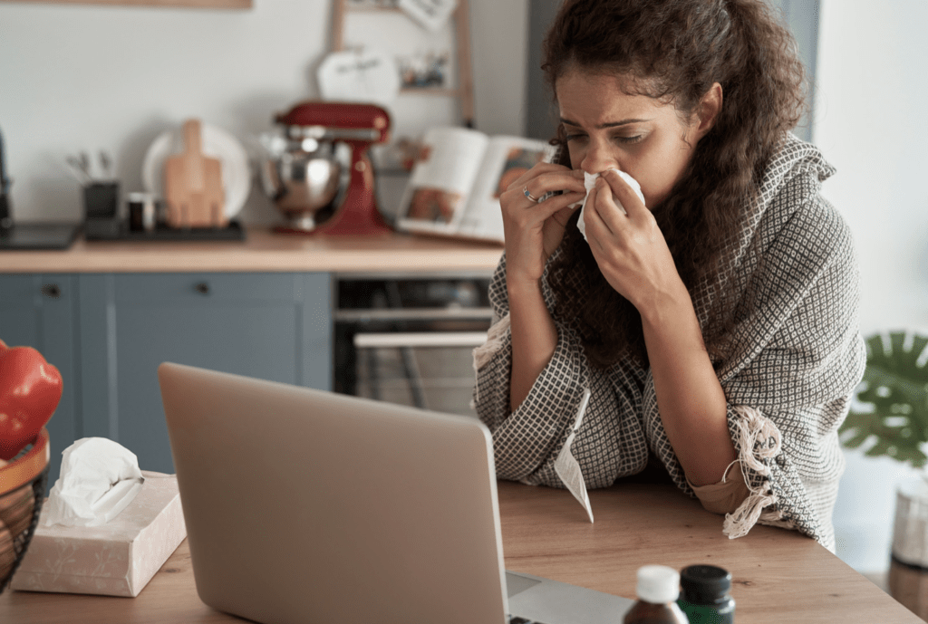 Half of Belgian employees worked while sick last year