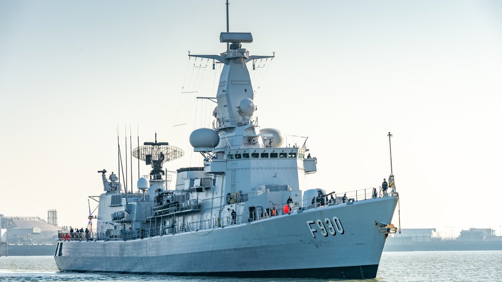 Belgian warship excluded from NATO exercise because crew are under-trained