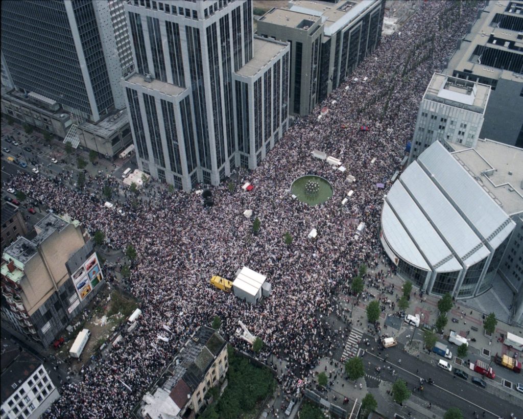 25 years ago today: 300,000 people marched in white against child abuse