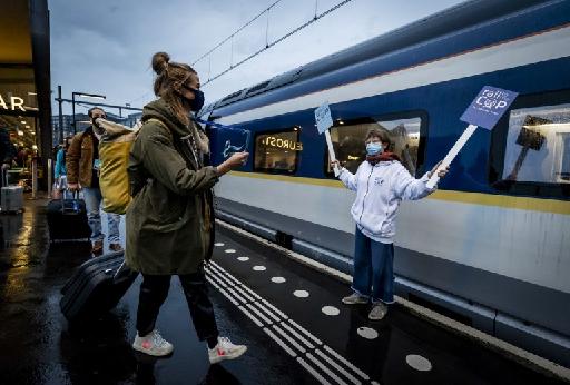 COP26: Over 200 participants board the climate train in Brussels