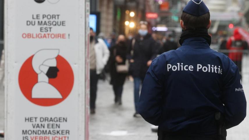 Brussels police asked to increase controls on Covid-19 measures