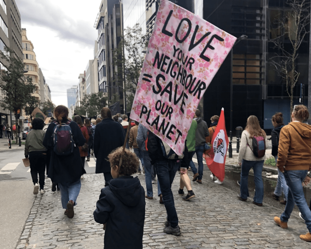 1,000 march in Brussels for the climate