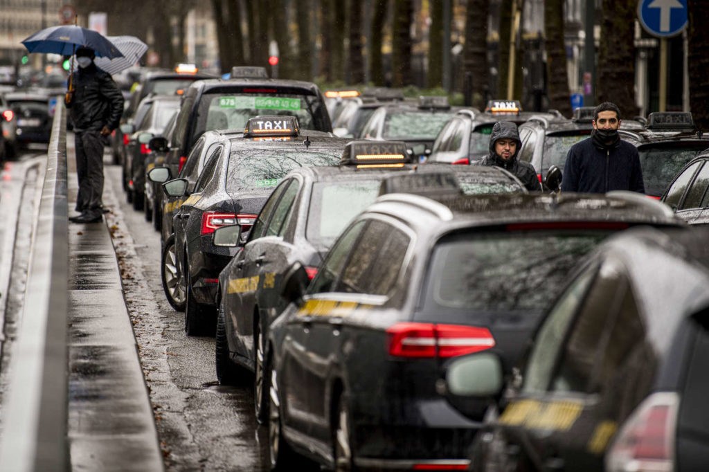 Brussels taxi drivers feel like 'hostages of political game'