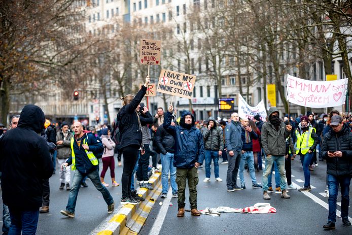 Brussels: Protest against coronavirus measures this Sunday