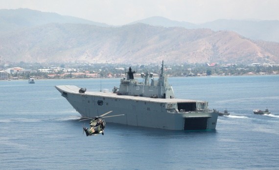 Covid outbreak reported on Australian aid ship sailing to Tonga