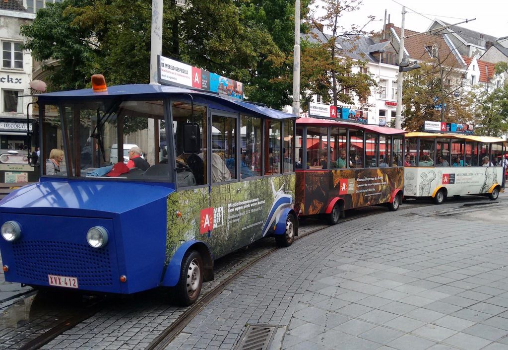 Antwerp tourist train stops rolling