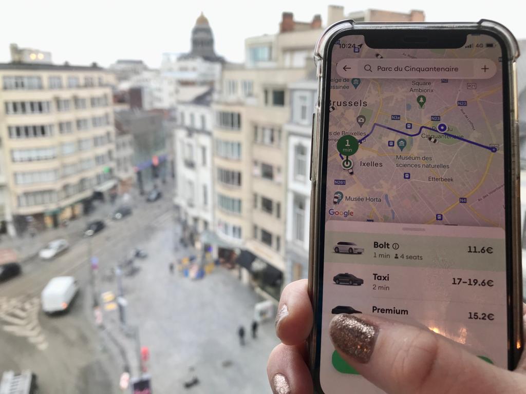 Bolt ridesharing service arrives in Brussels