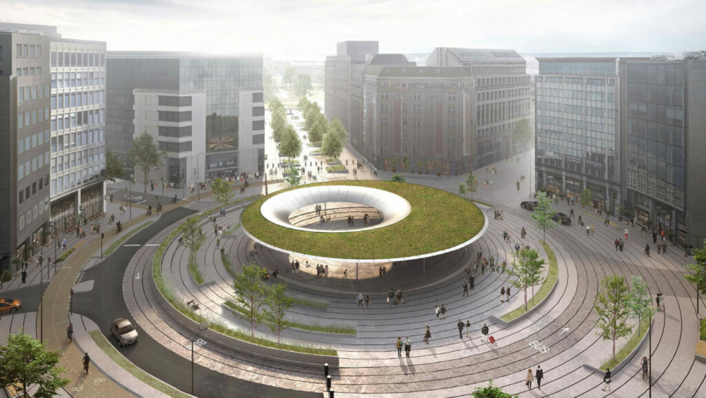 Schuman square project goes ahead after compromise on traffic system