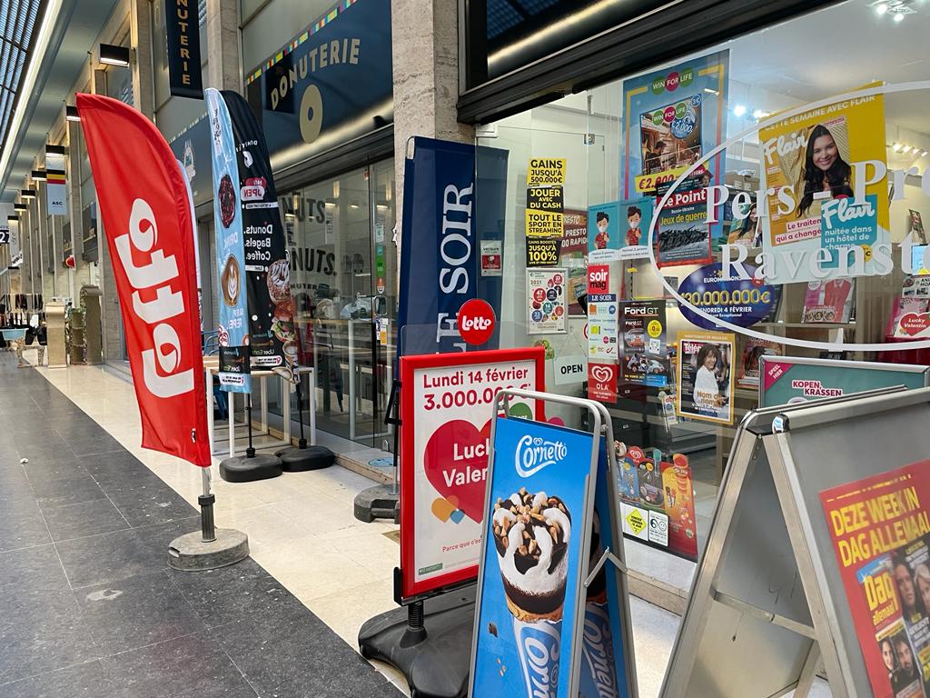 Banking in Belgian newsagents will soon become possible