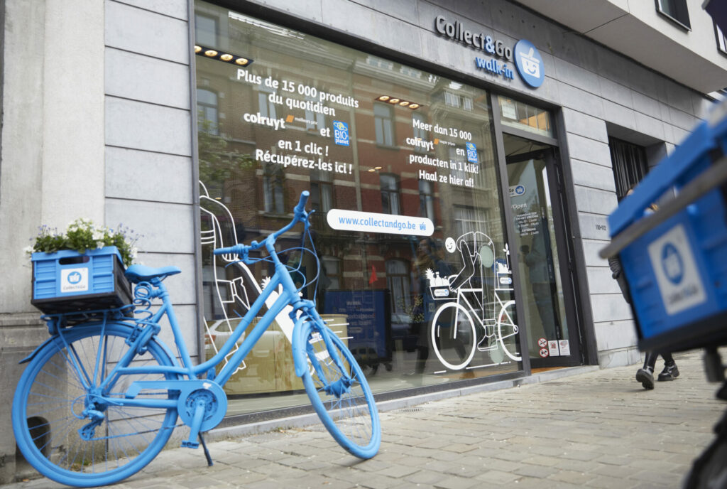 Colruyt’s ‘Collect&Go’ shop in Brussels will cater to cyclists and pedestrians