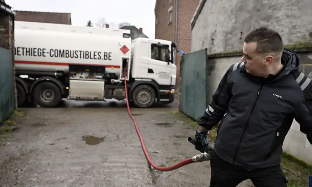 Heating oil prices in Belgium will rise again tomorrow