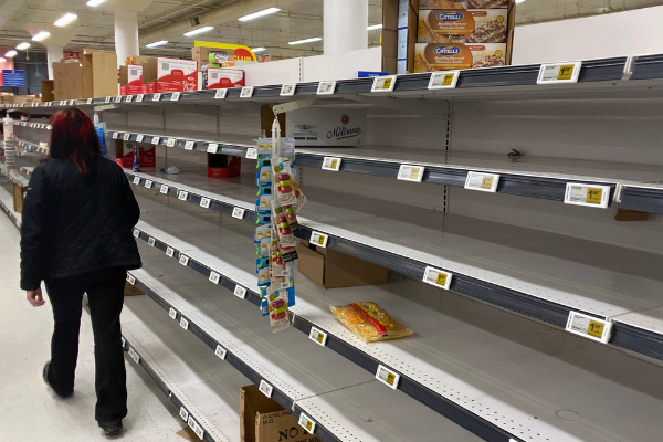 Supermarkets faced with shortages and sharp price increases