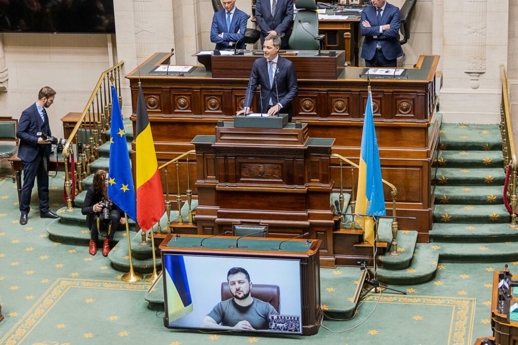 'Peace is worth more than diamonds': Zelenskyy addresses Belgium's Parliament