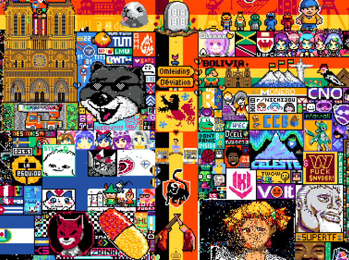 r/Place and the battle of pixels - The Washington Post