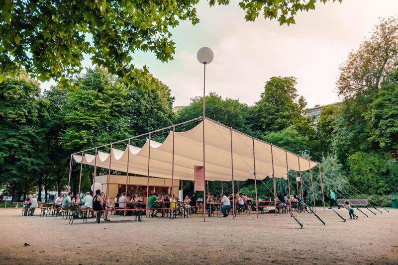 Summer bars in Brussels parks reopen